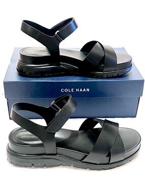 Cole Haan ZeroGrand Sandal II Black Size 10